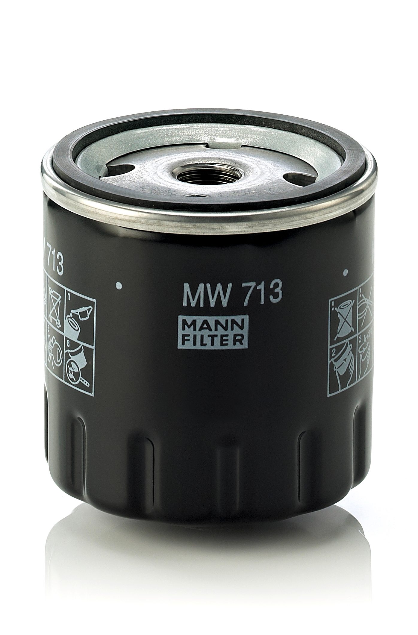 MW 713 - Yağ filtresi -  MANN FILTER